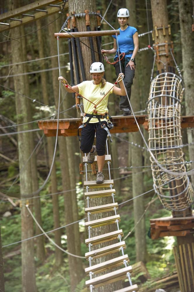 Outdoor Adventure Park Setup