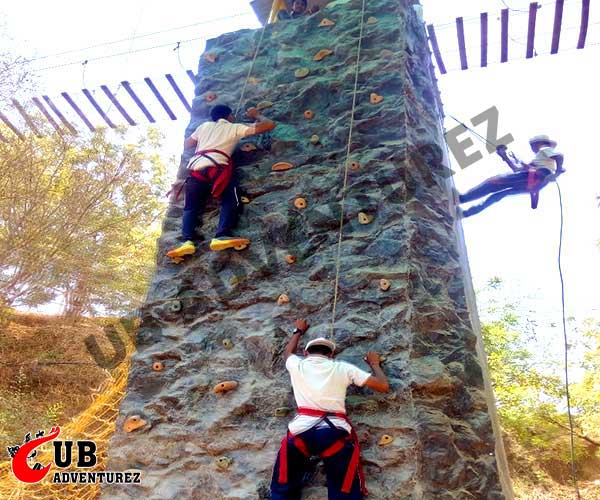 UB Adventure Rock Climbing Wall Setup - Style 3